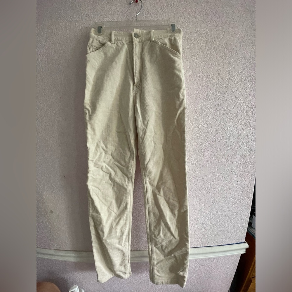 Massimo Dutti Off-White Trousers